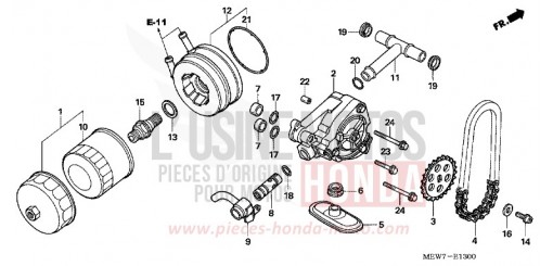 OIL FILTER/OIL PUMP NT700VA6 de 2006